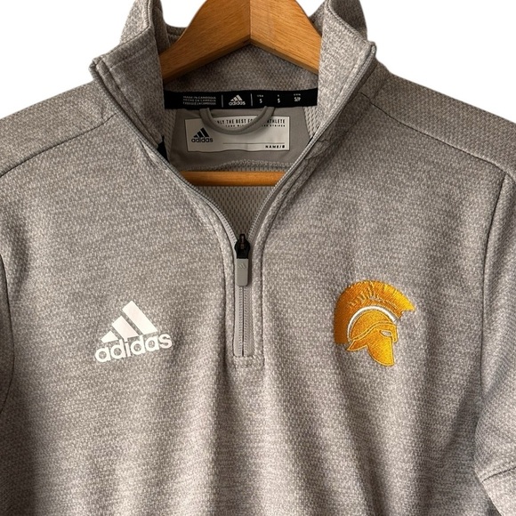 Adidas Women’s Teams Spartans 1/4 Zip Long Sleeve - Picture 2 of 12